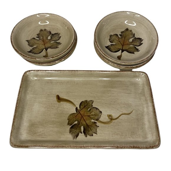 Z Gallerie Dining Z Gallerie Vineyard Oil Dipping Set W Tray 4